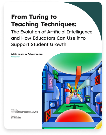 White paper on AI in education - cover image