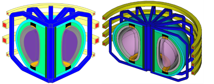 Geometric visualization of the Tokamak reactor being used for data analysis
