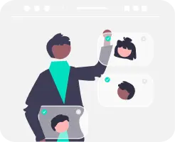 Collaboration of mentor and a group of students