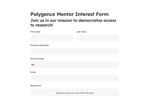 Interest Form